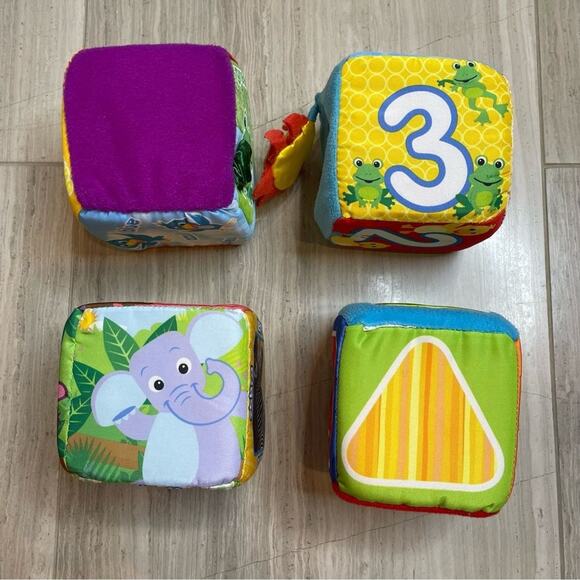 Lamaze Rings Baby Einstein Soft Blocks Stackable Development Toys Baby Lot of 2 - Picture 5 of 12
